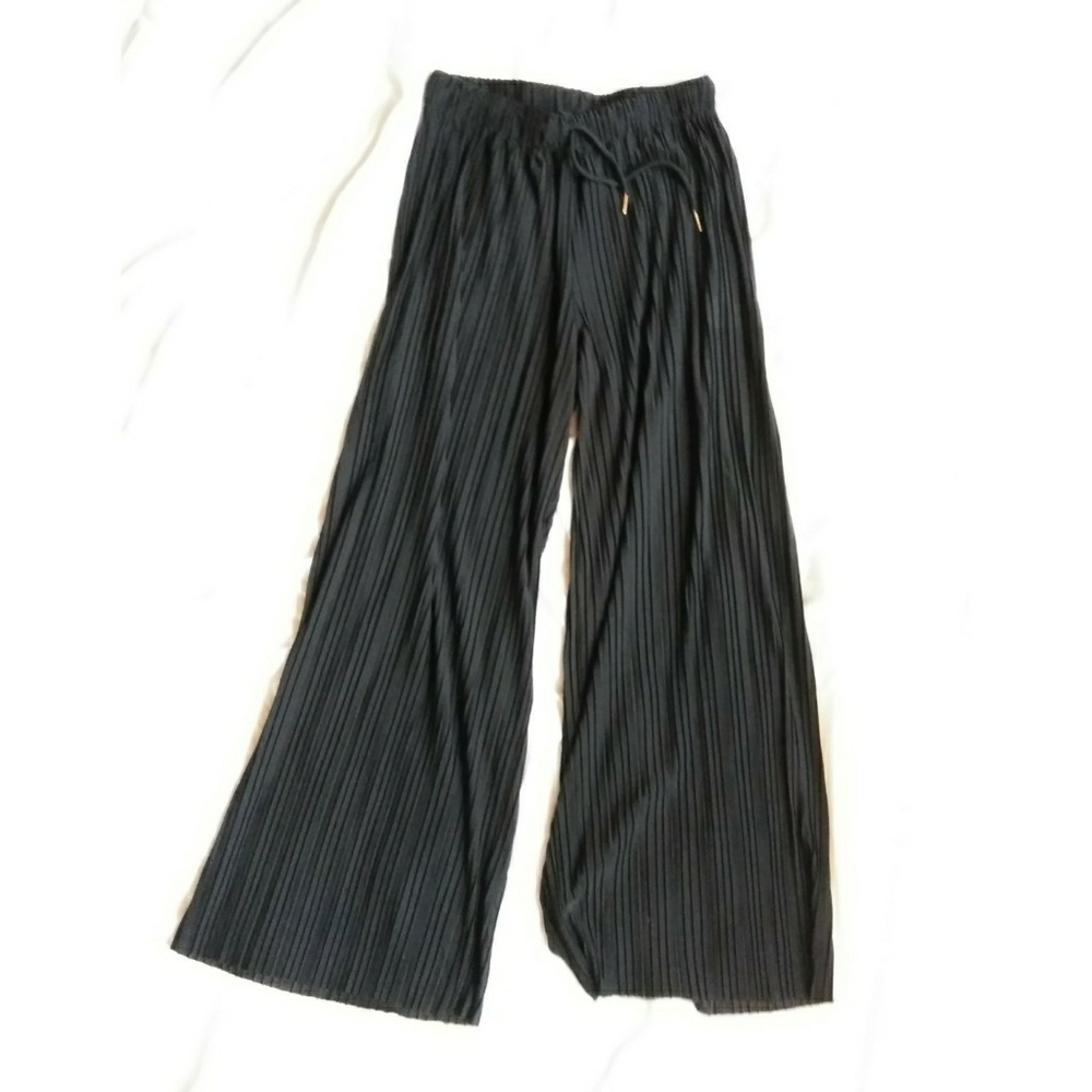 ☕Black Pleated Pants